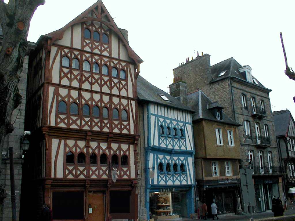 maisons anciennes du centre historique de Guingamp